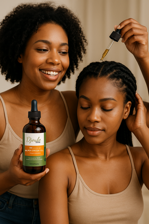 100% Haitian Black Castor Oil – Lwil Maskriti (4 fl. oz)
