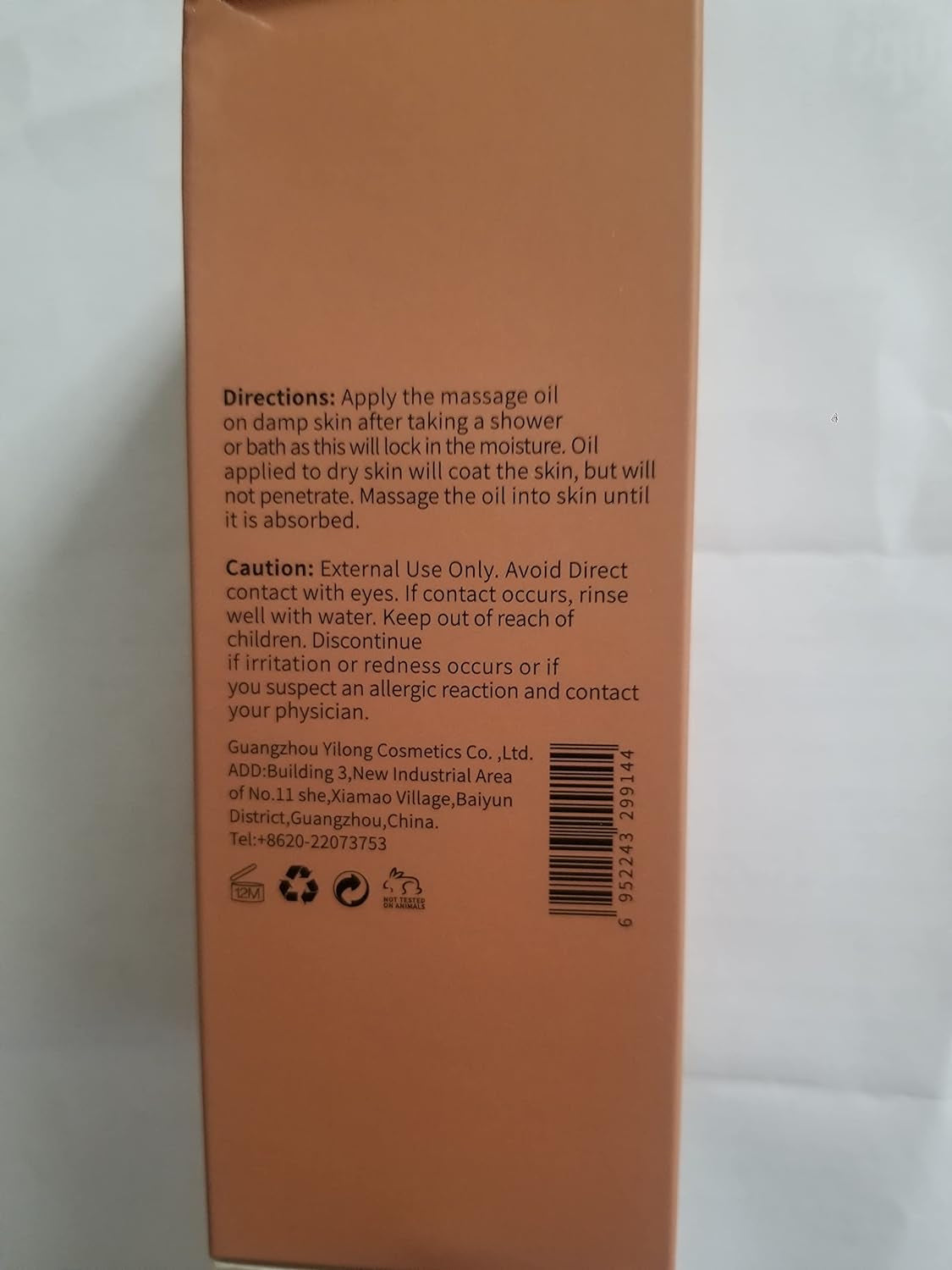 Anti Cellulite Massage Oil