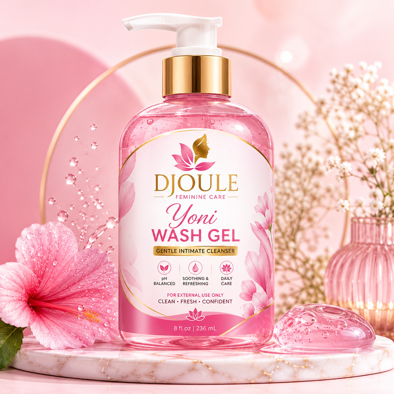 Yoni Wash Gel Rose
