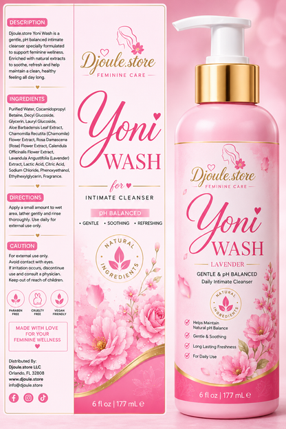 Yoni Wash Gel Lavender