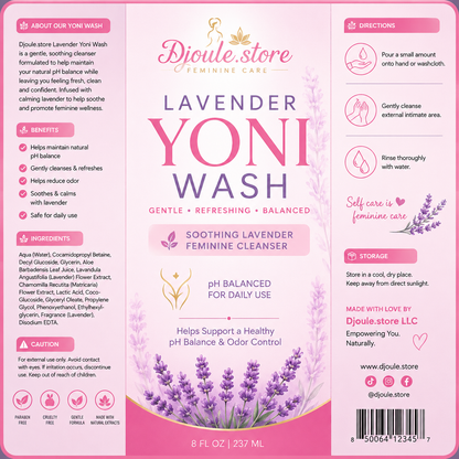 Yoni Wash Gel Lavender